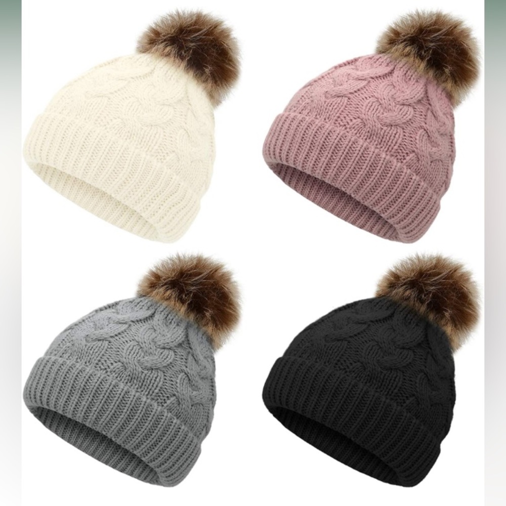 4 pack baby beanies
